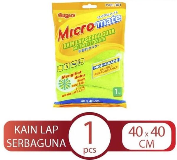 Lap Microfiber Serbaguna BAGUS MICROMATE 301 isi 1 - Gambar 2