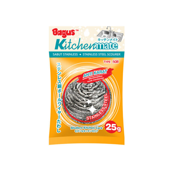 Sabut Stainless Kawat BAGUS Scourer 25 gr 508 isi 1