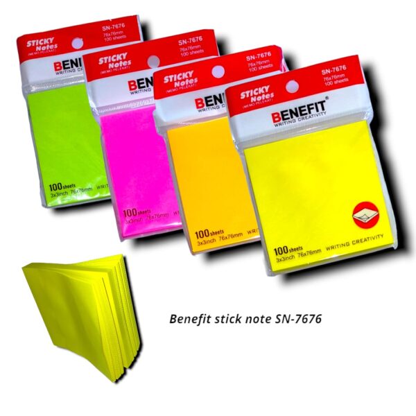 Sticky Notes Memo Tempel Warna 76 mm x 76 mm isi 100 lembar - Gambar 2
