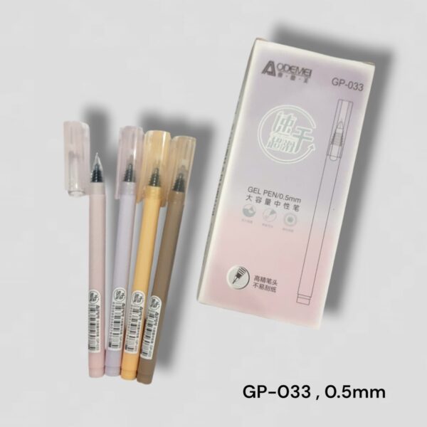 Pen Pulpen Ballpoint Gel Full Tank AODEMEI GP-033 / GP-008 Neddle Tip Ujung Lancip 0.5 mm