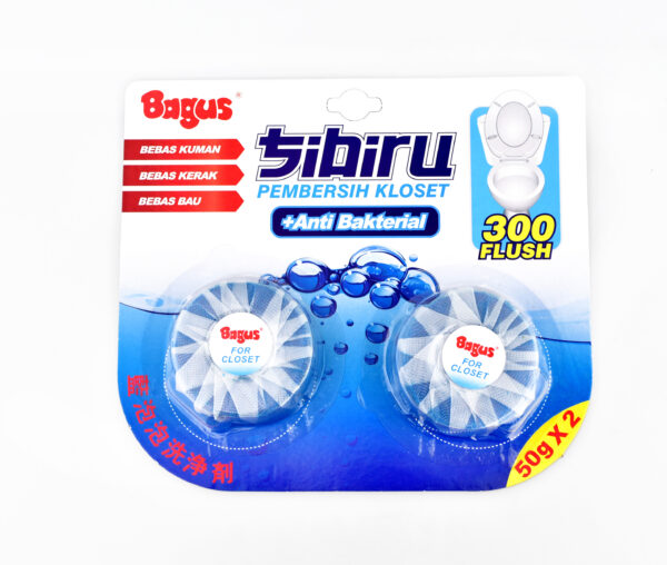 Pembersih Pengharum Kloset BAGUS SIBIRU 50 gr isi 2
