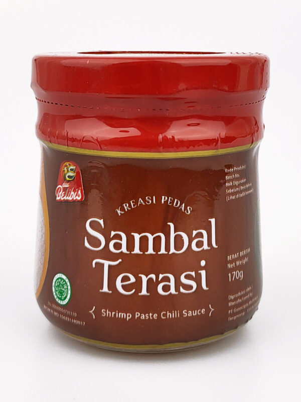 Sambal Terasi BELIBIS 170 Gr Toples Kaca