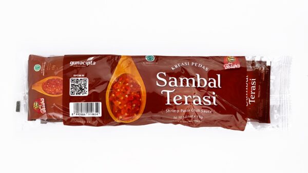 Sambal Terasi BELIBIS Sachet isi 10 @ 15 Gr