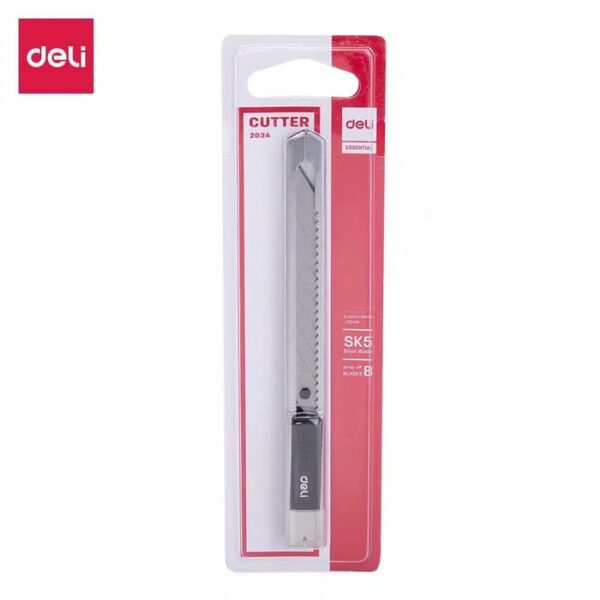 Cutter Ukir Kecil DELI 30 Derajat Miring 2034 Body Besi - Gambar 2