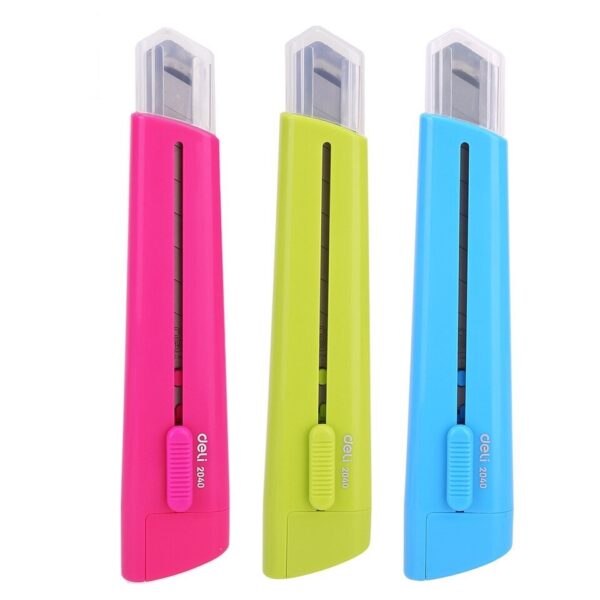 Pisau Cutter Besar Warna Lucu DELI 2040 ( L-500 )