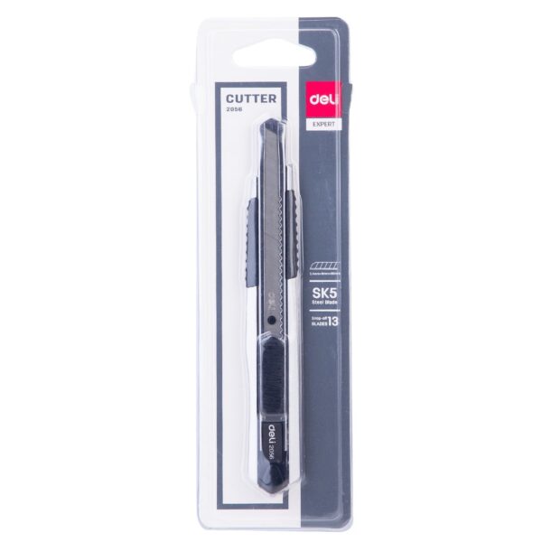 Pisau Cutter Kecil Body Besi DELI 2056 ( A-300 ) - Gambar 2