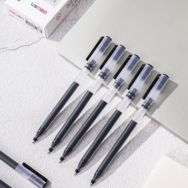 Ballpoint Pen Gel Full Tank Pena Cair DELI A566 ( 0.5 mm ) - Gambar 2