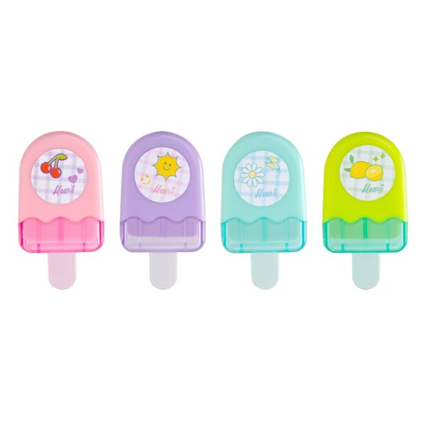 Penghapus Pensil Eraser DELI Bentuk Lucu Es Krim E-71122 - Gambar 2