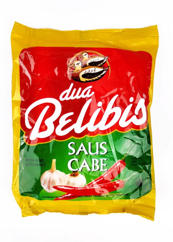 Saus Sambal Cabe DUA BELIBIS Sachet isi 24 Pcs Chilli Sauce