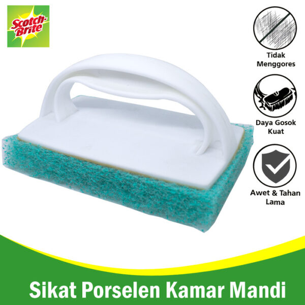 Sikat Porselen Kamar Mandi Gagang SCOTCH BRITE ID-42 Toilet Brush