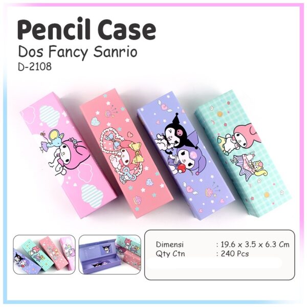 Tempat Pensil Dus Lipat Lucu Pen Case Anak - Gambar 3