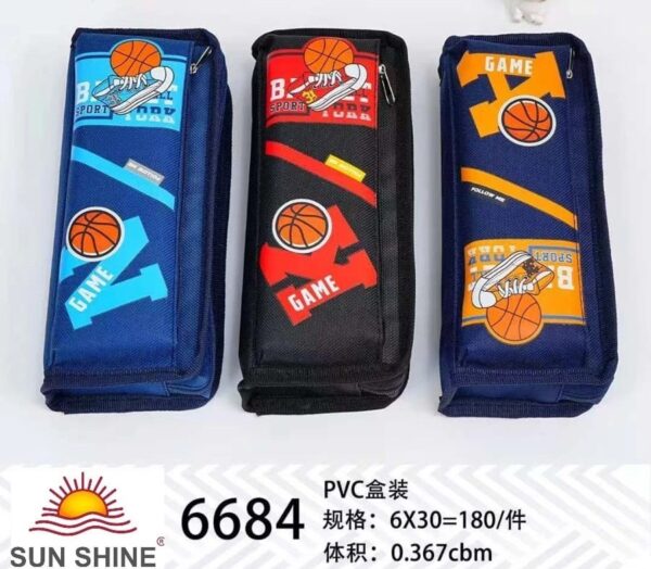 Tempat Pensil Pen Case Sleting Dompet Motif Cowo 6684 Sport