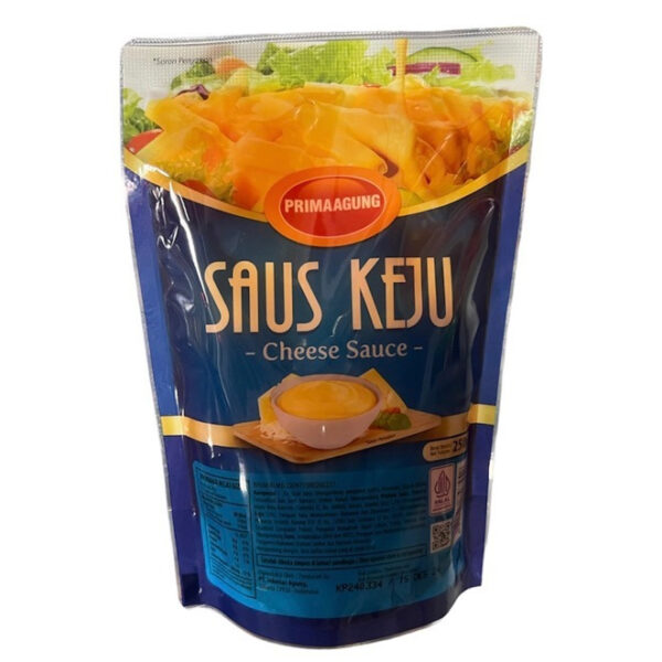 Saus Keju PRIMA AGUNG Cheese Sauce 250 Gr Pouch Refill