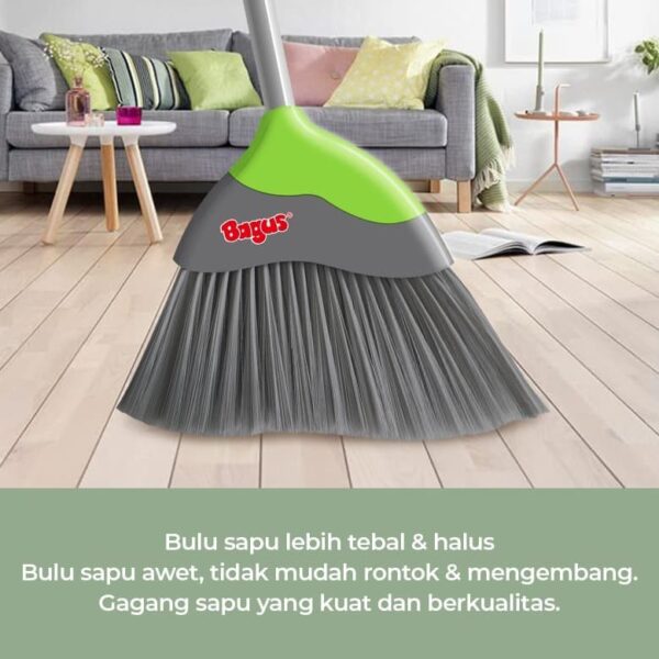 Sapu Lantai BAGUS 339 Nylon Halus Kecil - Gambar 4