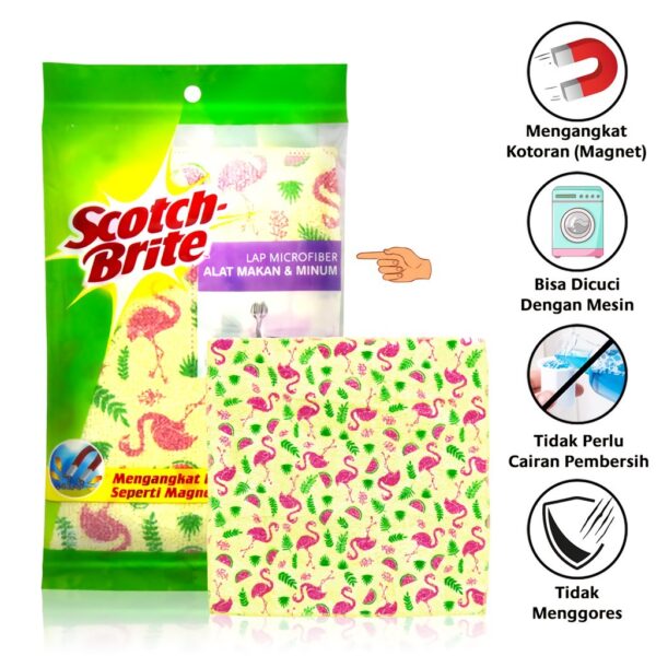 Lap Microfiber Alat Makan SCOTCH BRITE ID-87