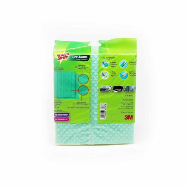 Kain Lap Dapur Spons SCOTCH BRITE ID-82 Sponge Cloth - Gambar 4