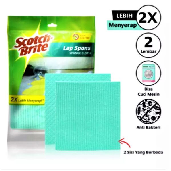 Kain Lap Dapur Spons SCOTCH BRITE ID-82 Sponge Cloth
