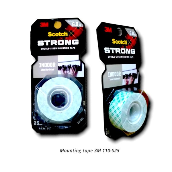 Double Tape Foam Busa Mounting Tape Strong Kuat Indoor 3M SCOTCH 110-S25 ( 25 mm x 1.5 meter )
