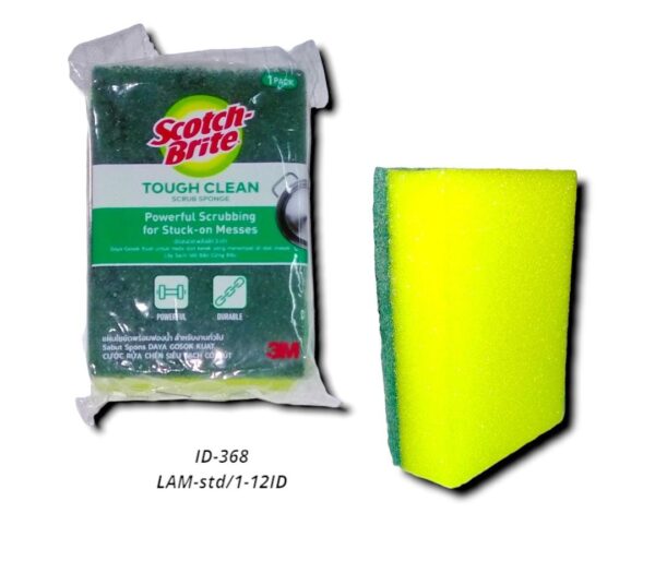 Spons Sabut Cuci Piring Tough Clean Scrub Sponge SCOTCH BRITE