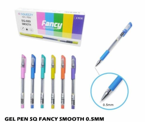 Pulpen Pen Gel Pena Cair Tinta Hitam 0.5 mm Ujung Lancip Neddle Point