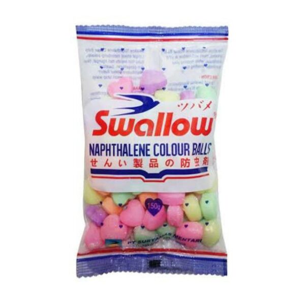 Kamper SWALLOW Napthalene Warna 150 gr Anti Ngengat