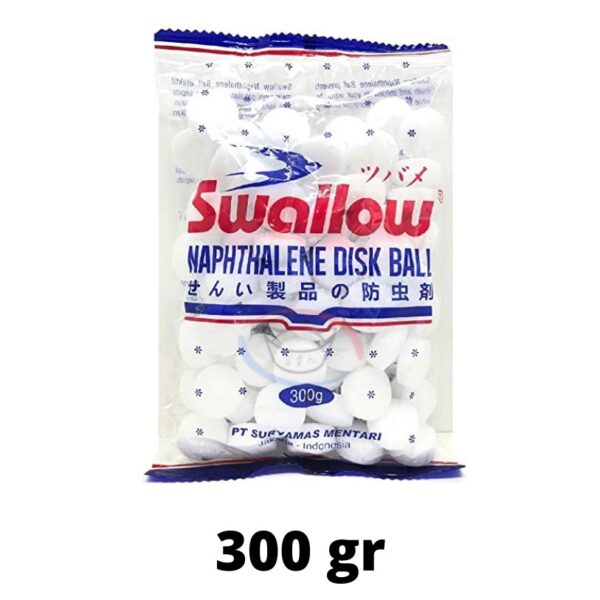 Pengharum Ruangan Kamper SWALLOW Napthalene 300 Gr Anti Ngengat Jamur