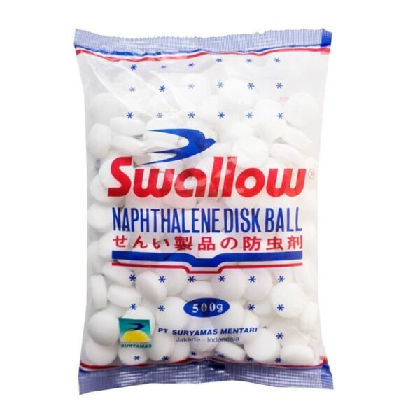 Pengharum Ruangan Kamper SWALLOW Napthalene 500 Gr Anti Ngengat Jamur