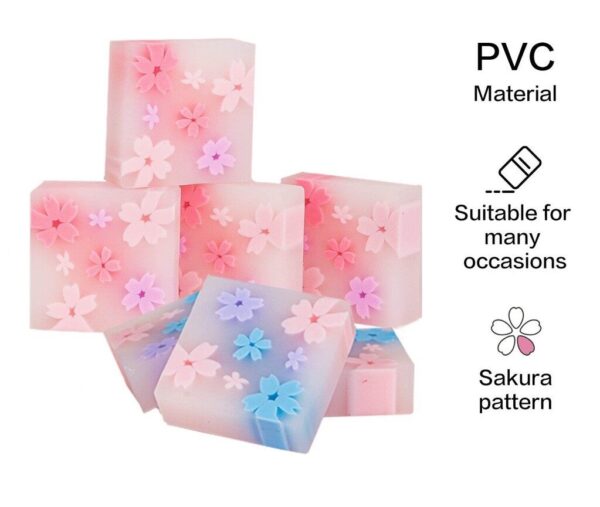 Penghapus Eraser DELI 71135 Sakura Fancy