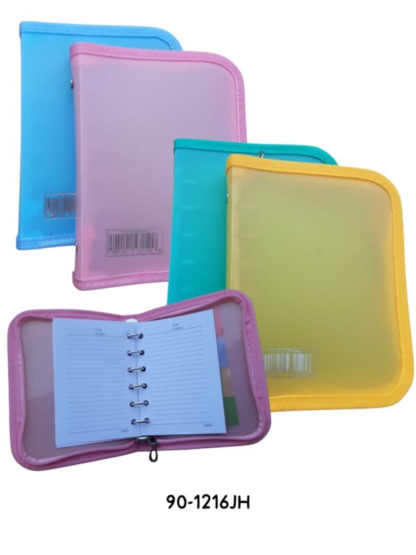Map Binder Note Sleting Kecil Poket Notebook Ring 6 Besi