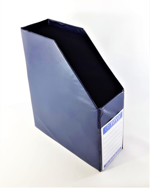 Box File Kancing PVC TOYO Folio Hitam Biru
