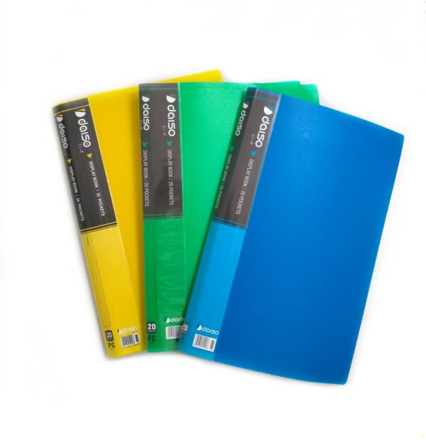 Clear Holder Map Dokumen Display Book Folio isi 20 Lembar Document Keeper