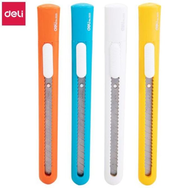 Pisau Cutter Kecil Warna DELI 2025 ( A-100 ) - Gambar 2
