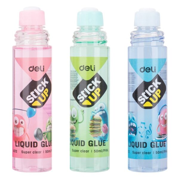 Lem Kertas Cair DELI 50 ml EA-212 Glue - Gambar 2