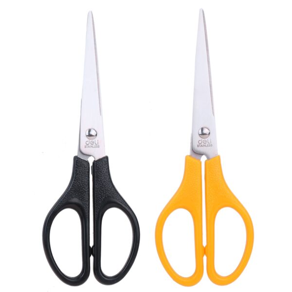 Gunting Kertas DELI Stainless 0603 Sedang Medium 17 cm