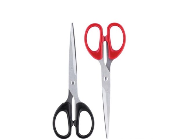 Gunting Kertas DELI Scissors 6009 Medium Sedang Stainless - Gambar 2