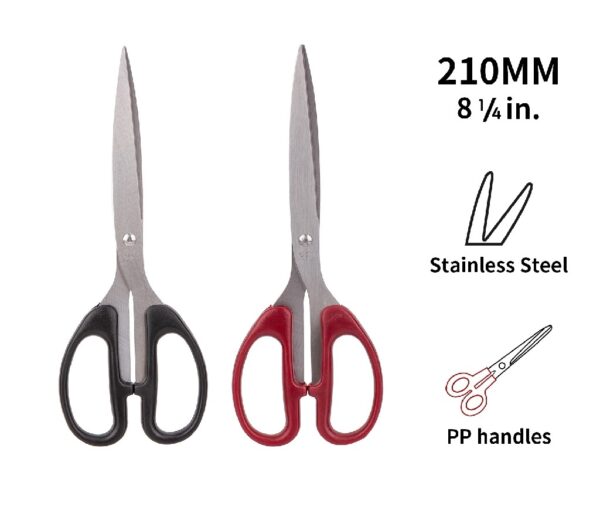 Gunting Kertas DELI Scissors 6010 Besar Stainless ( 21 cm ) 