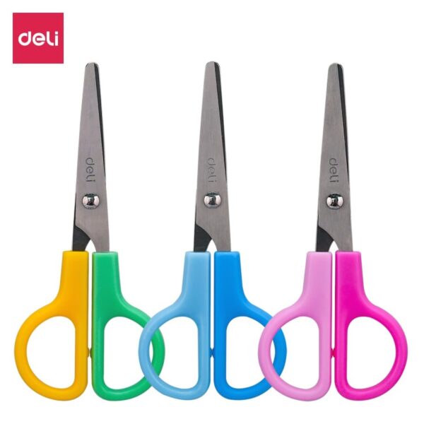Gunting Kertas Anak Ujung Tumpul Kecil ( 4 Inch ) Kids Scissors 60100 / D-601 - Gambar 2