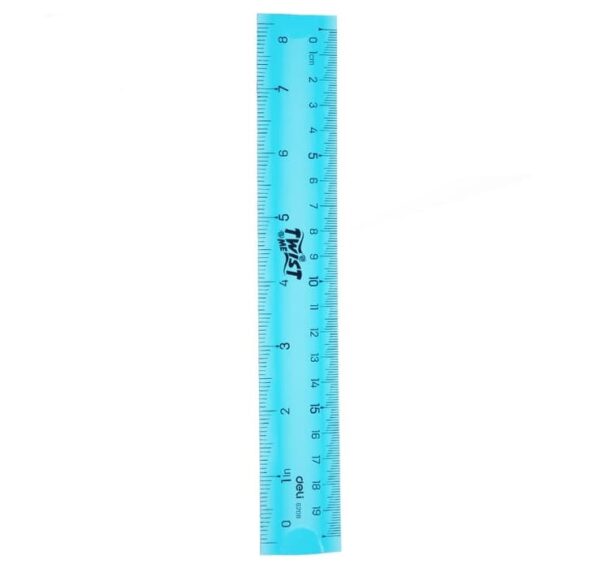 Penggaris Mistar Lentur Fleksibel DELI 6220 Flexible Ruler 20 cm - Gambar 2