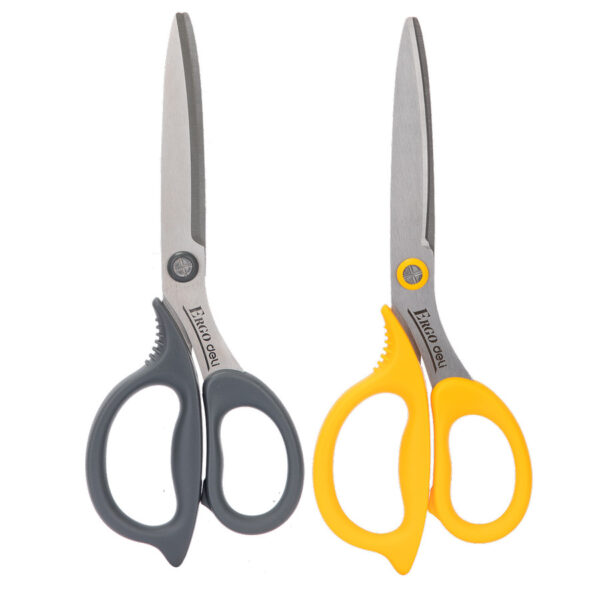 Gunting Kertas Stainless Anti Karat Deli 77758 Scissors  Stainless Ergonomis Besar ( 21 cm )