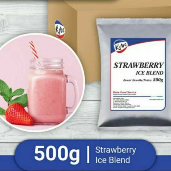 Minuman Bubuk Instan  Rasa Coklat Strawberry Vanilla Caramel KOBE Milk Shake Chocolate Drink 200 Gr - Gambar 3