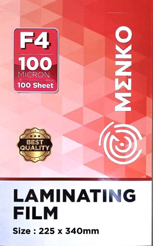 Plastik Laminating F4 Folio 100 Micron isi 100 lembar