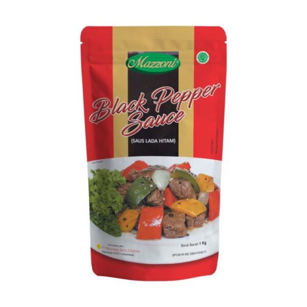 Bumbu Instan Saus Lada HItam MAZZONI Blackpepper Sauce 1 kg