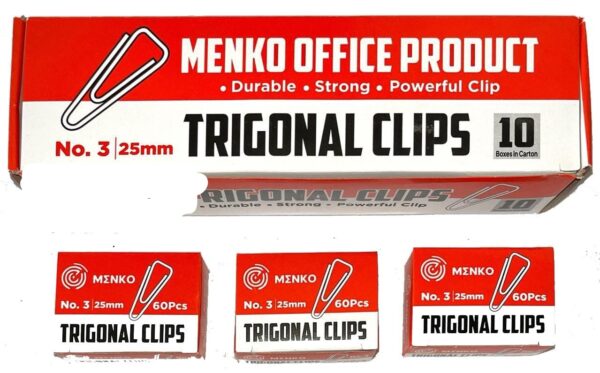 Klip Kertas Paperclip Triagonal Clip No.3 ( 25 mm )