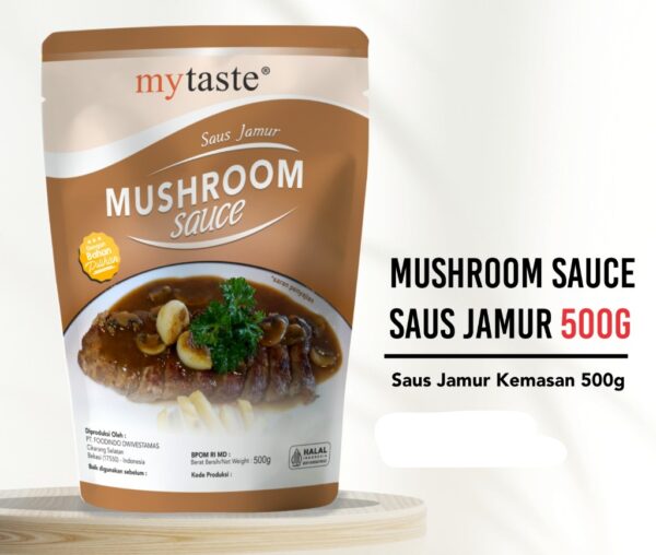 Saus Steak Jamur Instan MYTASTE Mushroom Sauce 500 gr