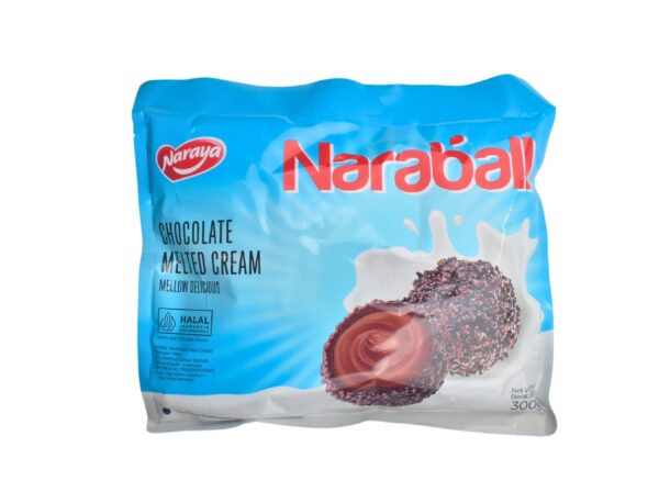 Biskuit Kue NARAYA NARABALL 300 gr Original , chocolate , Strawberry , Pandan - Gambar 3