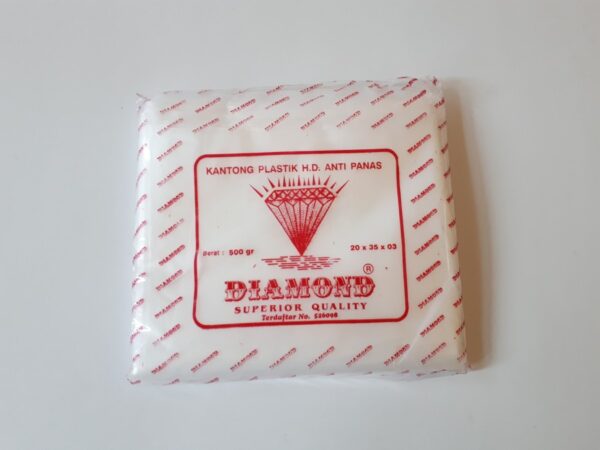 Plastik HD Makanan Food Grade Anti Panas DIAMOND 20 cm x 35 cm