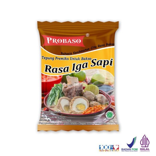 Tepung Adonan Premix Baso PROBASO 250 gr Bakso Rasa Iga Sapi