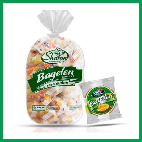 Biskuit Roti Bagelen Kering SHARON isi 30 pack@ 10 gr ( 300 gr ) Original , Coklat, Durian - Gambar 2