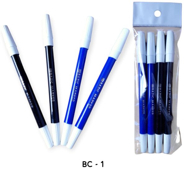 Spidol Pen Set 4 pcs Hitam Biru Merah