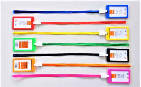 Tali Id Card Holder Lanyard Name Tag Set 1 Sisi Warna - Gambar 2
